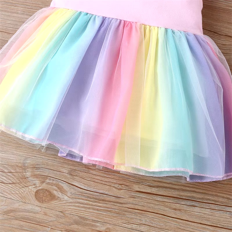 Toddler Baby Girls Dress Summer Kids Unicorn Dresses for Girls Clothes Baby Dresses Casual Costume for Girl Party Dresses 1-4Y