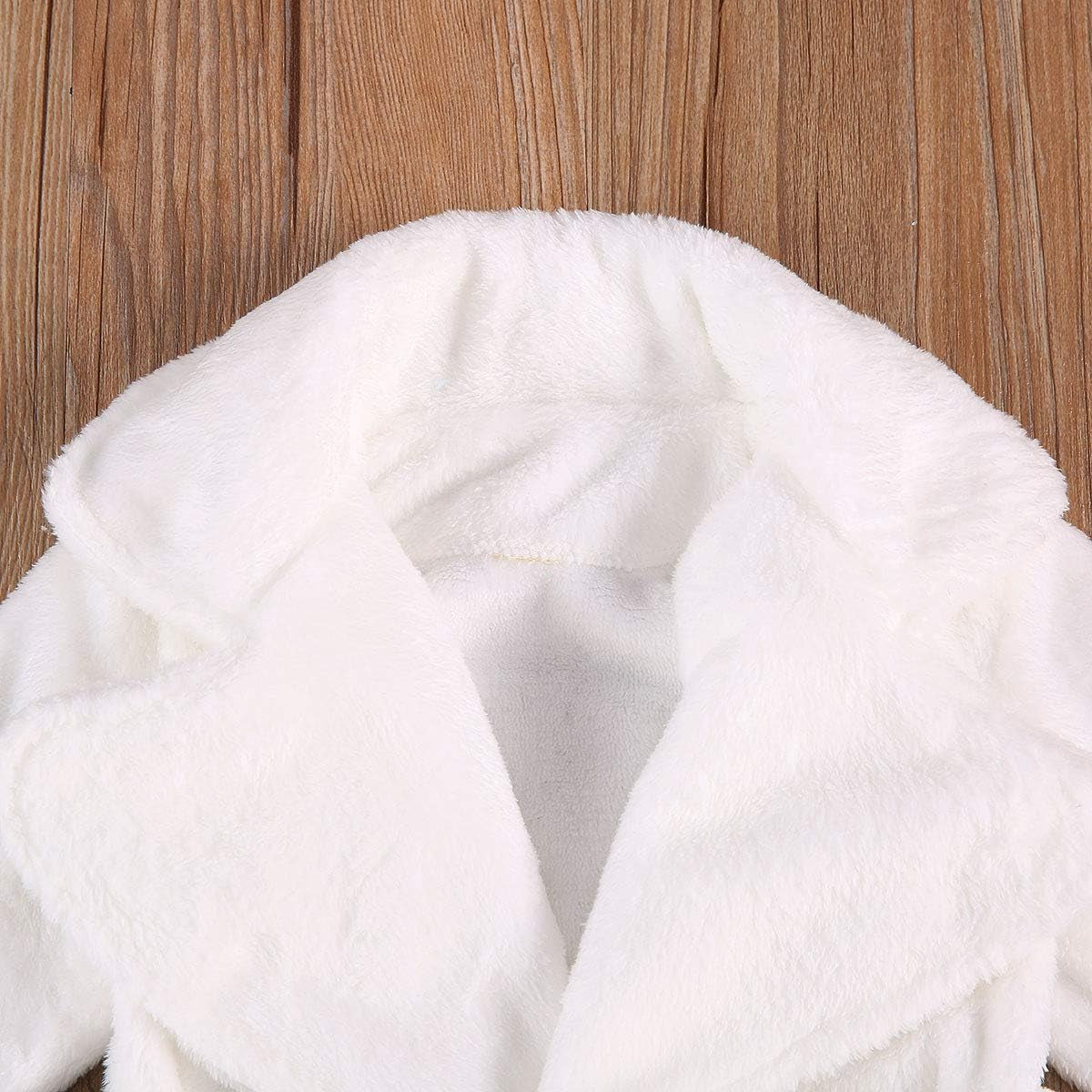 Unisex Baby Plush Bathrobe Plain Kimono Gown Newborn Toddler Girls Boys Towel Robe Nightwear Clothes